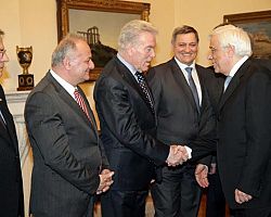 Ο Πρόεδρος του Επιμελητηρίου Πέλλας σε επίσκεψη με τον Πρ. Παυλόπουλο